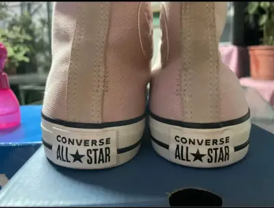 Zapatillas Converse All Star rosadas de lona - miniatura 3
