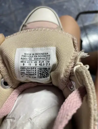Zapatillas Converse All Star rosadas de lona - miniatura 5