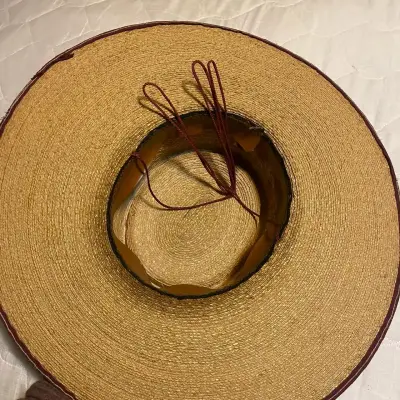Sombrero huaso de paja con cinta trenzada - miniatura 4