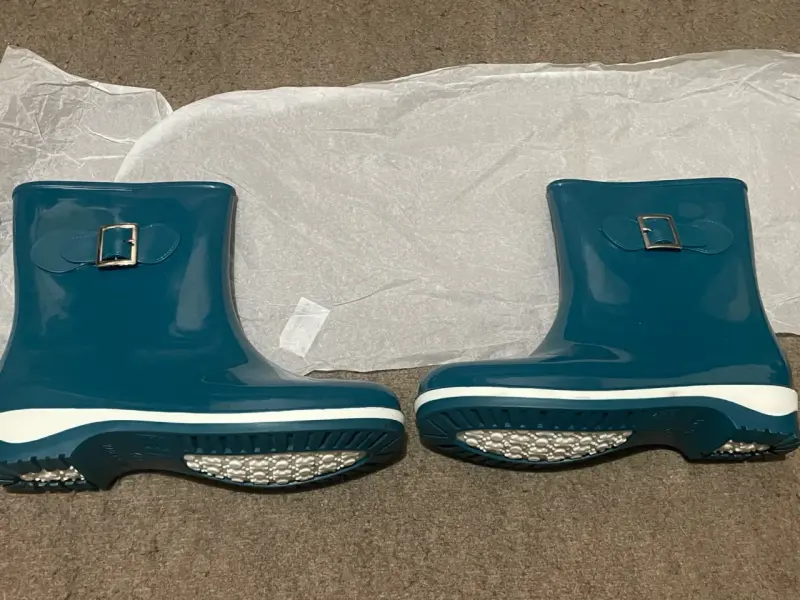 Botas de lluvia azules para mujer - 2