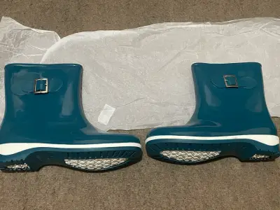 Botas de lluvia azules para mujer - miniatura 2