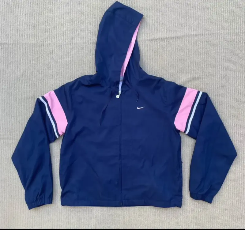 Chaqueta deportiva azul con capucha Nike - 2