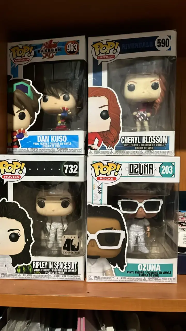 Figuras Funko Pop de colección en caja