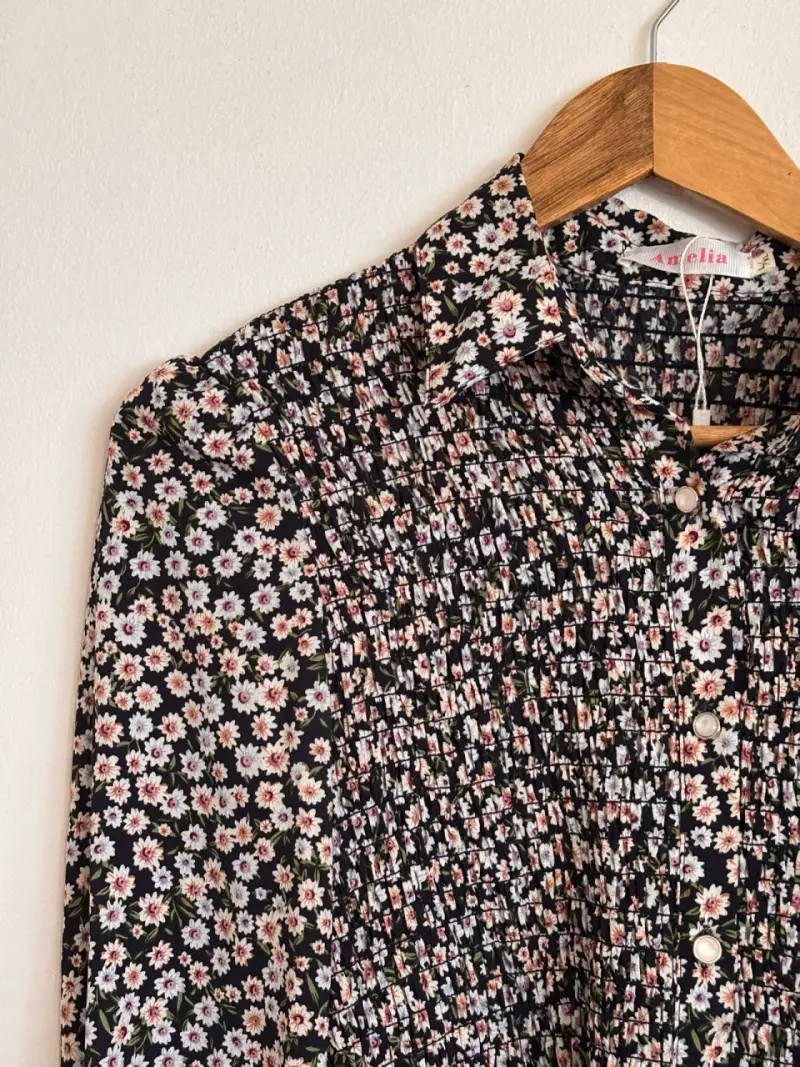 Blusa de flores manga larga Amelia - 4