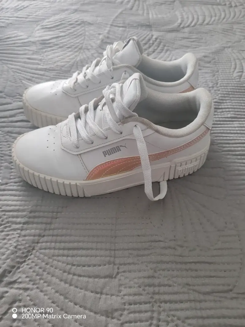 Zapatillas blancas Puma para niños talla 33 - 2