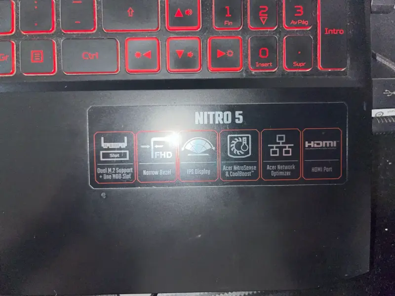 Notebook Acer Nitro 5 - 6