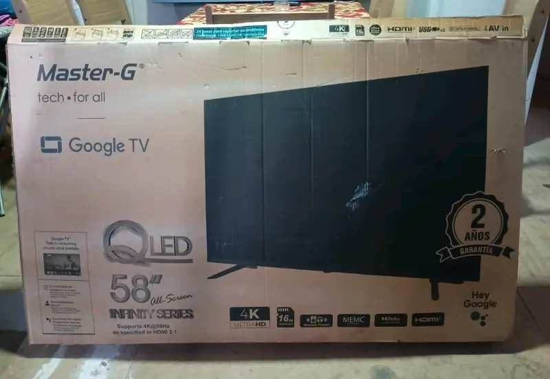 Smart TV QLED 58 pulgadas Master-G con Google TV - 2