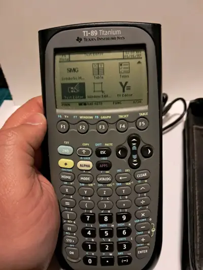 Calculadora gráfica TI-89 Titanium con funda/ cabl - miniatura 1