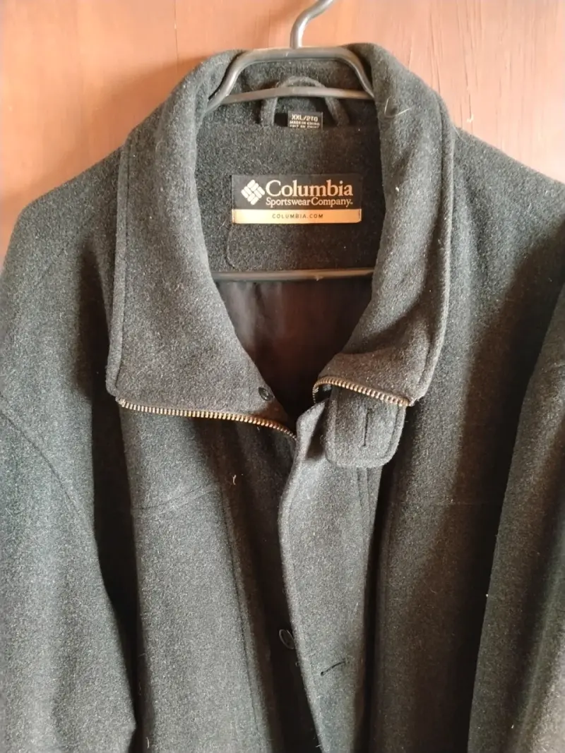 Chaqueta de lana negra Columbia para hombre - 2