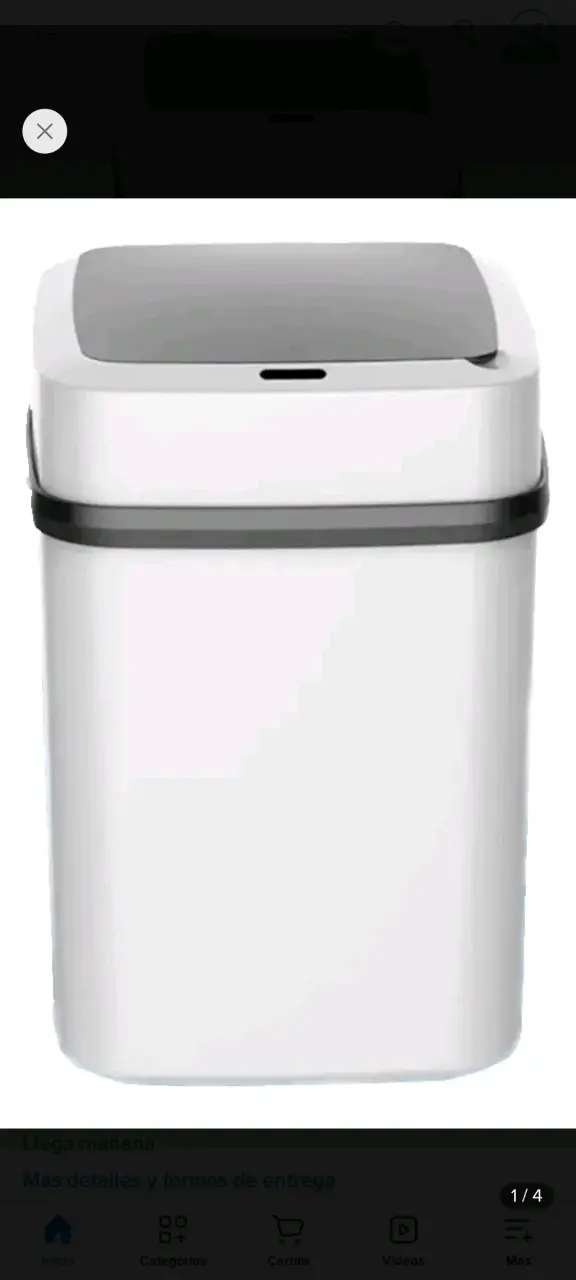 Basurero con sensor automático a pilas - 2