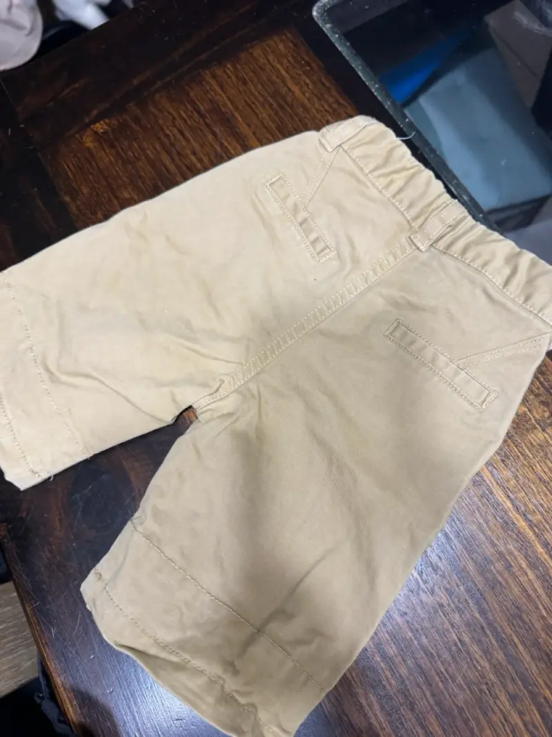 Pantalón tela  beige para niño - 2