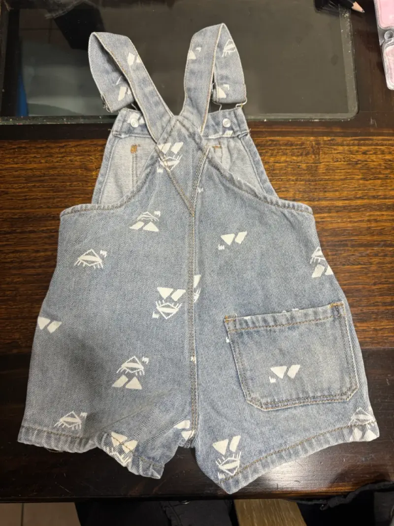 Jardinera de mezclilla para bebe Yamp! - 2