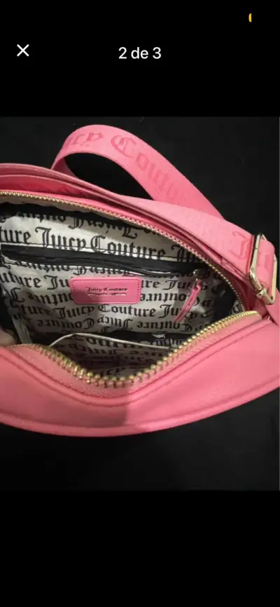 Riñonera Juicy Couture rosa con detalles brillantes - miniatura 2