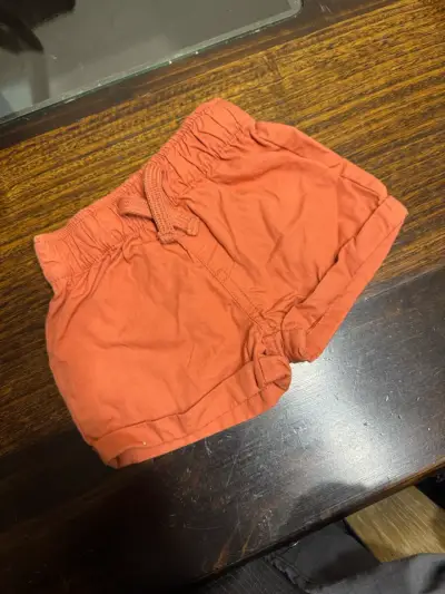 Shorts naranjas para bebé niño Boulevard - miniatura 1