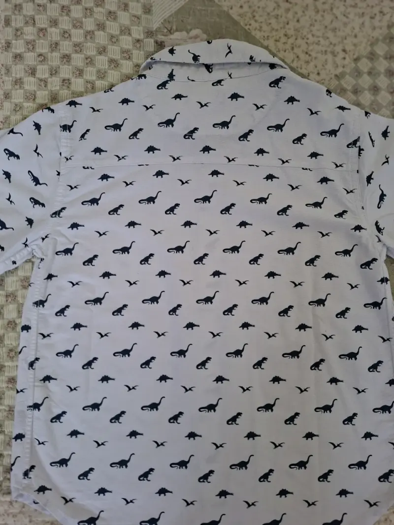 Camisa infantil con estampado de dinosaurios - 6