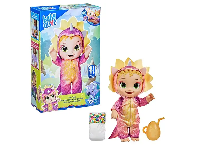 Muñeca Baby Alive Dino Cuties Bebesaurio - 2