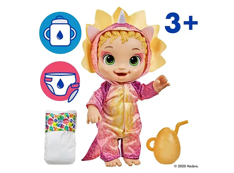Muñeca Baby Alive Dino Cuties Bebesaurio - 5