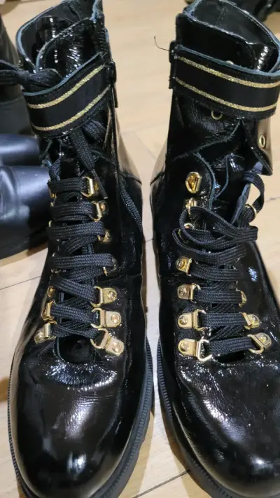 Botas de cuero marrón Anticlavo para hombre - miniatura 5