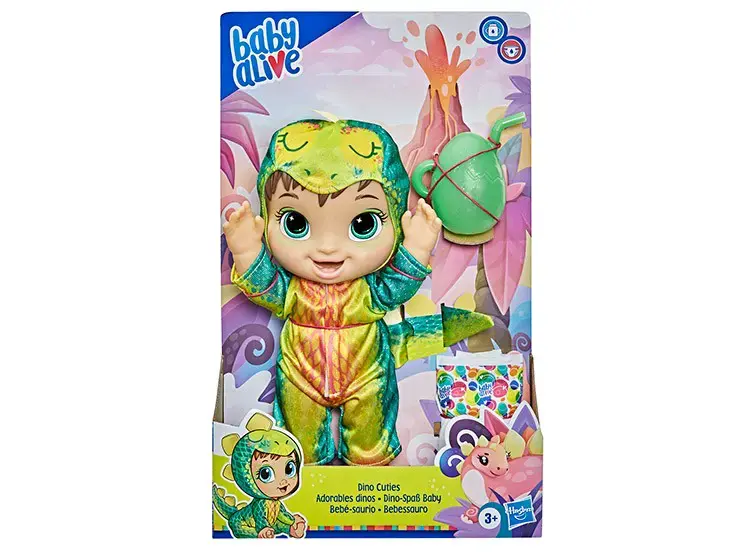 Muñeca Baby Alive Dino Cuties con Disfraz de Dinosaurio - 2