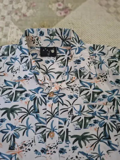 Camisa hawaiana estampada para niño - miniatura 4