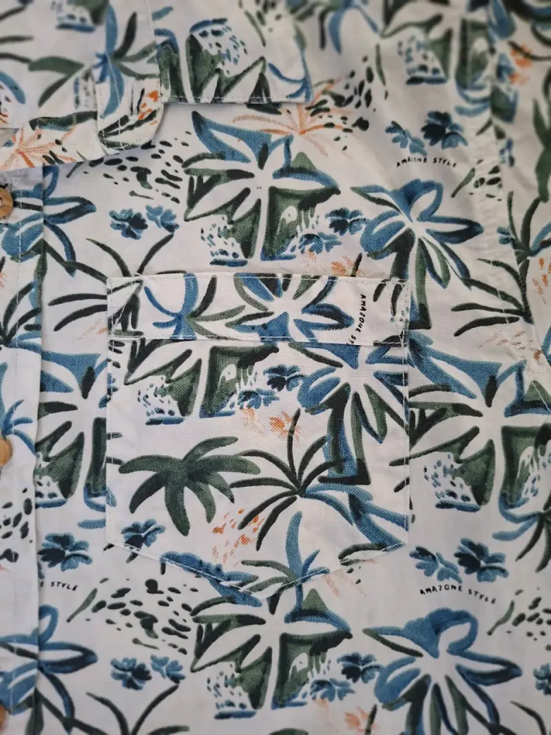 Camisa hawaiana estampada para niño - 5
