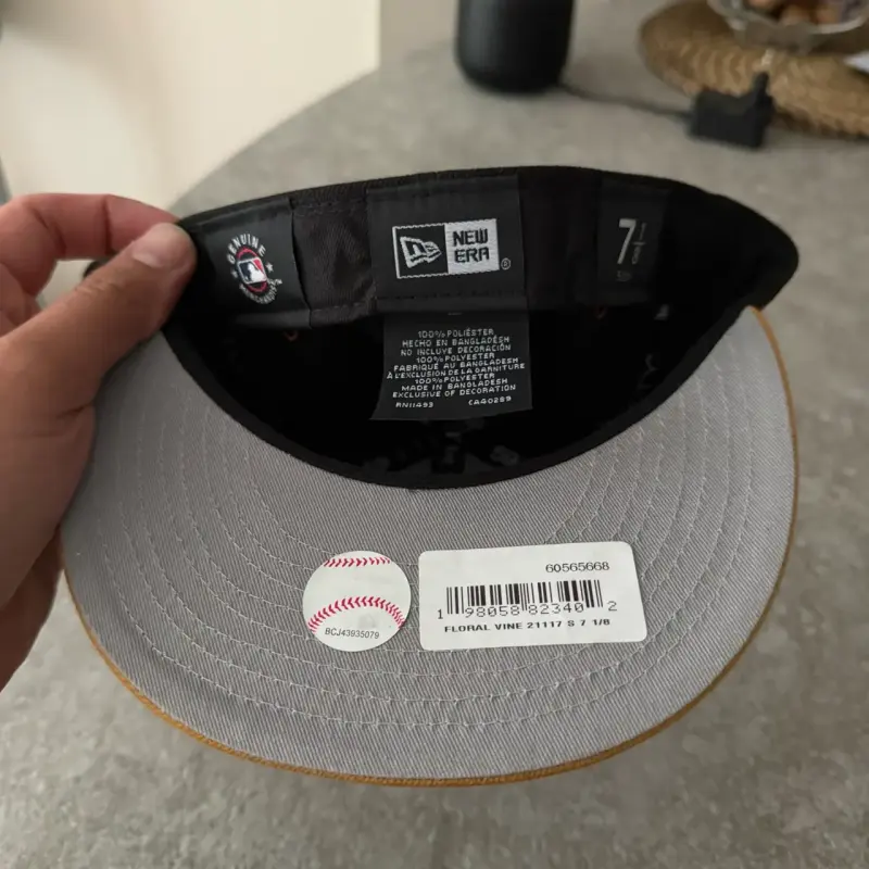 Gorra New Era 59Fifty SD Floral Negra y Amarilla - 2