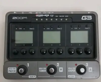 Pedalera multiefectos Zoom G3 para guitarra - miniatura 1