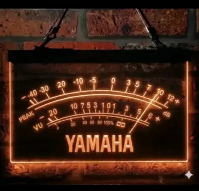 Letrero luminoso Yamaha con diseño VU - miniatura 4