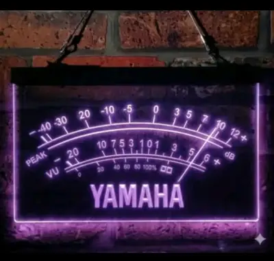 Letrero luminoso Yamaha con diseño VU - miniatura 5