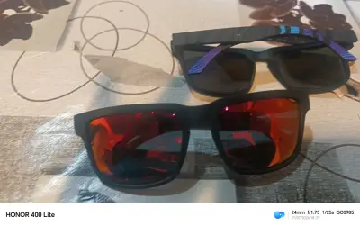 2 Gafas de Sol Deportivas con Lentes Rojas - miniatura 1
