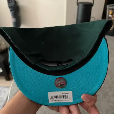 Gorra New Era Snapback Verde Oscuro - miniatura 2