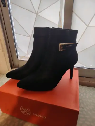 Botines de tacón alto negros Weide - miniatura 1