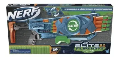 Lanzador Nerf Elite 2.0 Flipshots Flip-16 con 16 dardos - miniatura 2