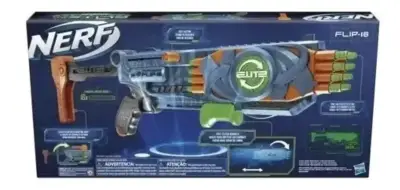 Lanzador Nerf Elite 2.0 Flipshots Flip-16 con 16 dardos - miniatura 3