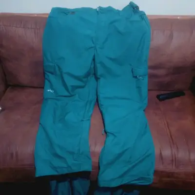 Pantalones de nieve Roxy verdes para mujer - miniatura 1