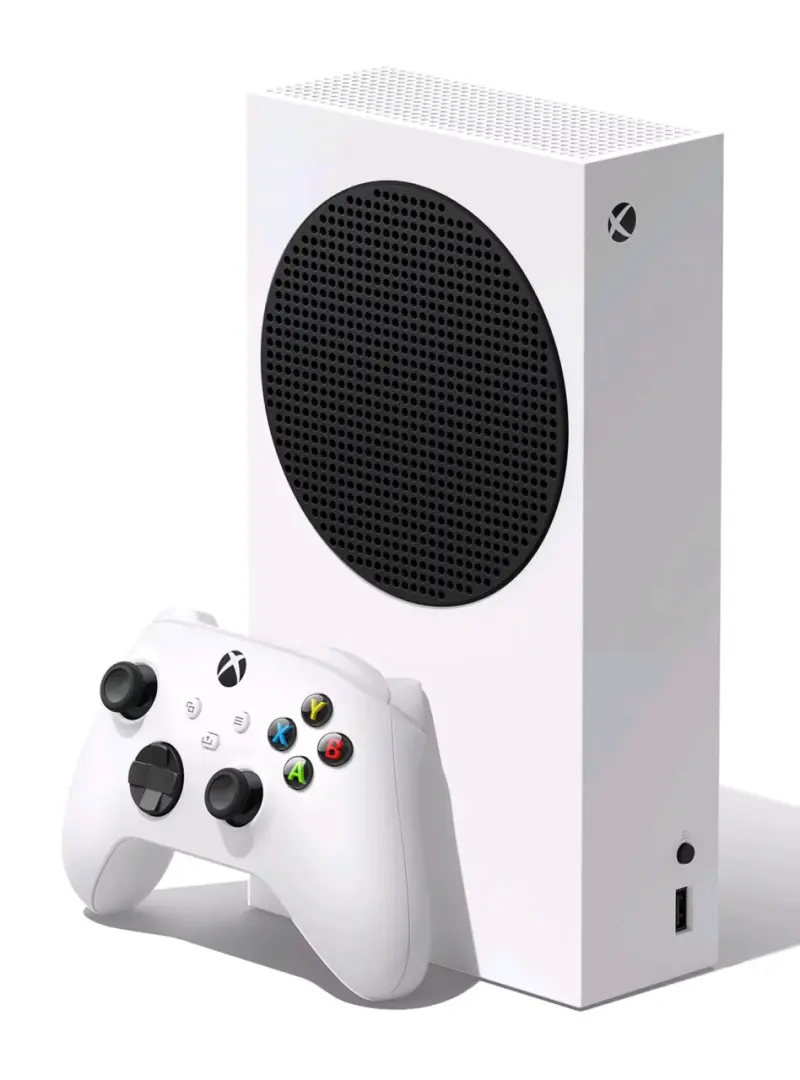 Consola Xbox Series S con control blanco