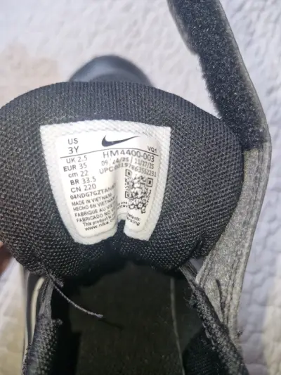 Zapatillas deportivas negras para niños Nike - miniatura 2
