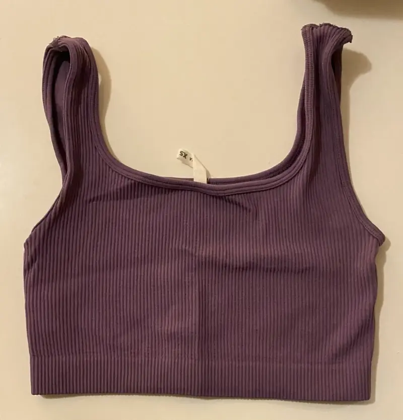Top morado sin mangas Issimo talla XS - 2