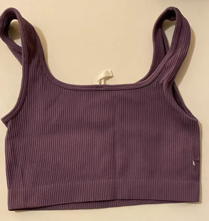 Top morado sin mangas Issimo talla XS - 3
