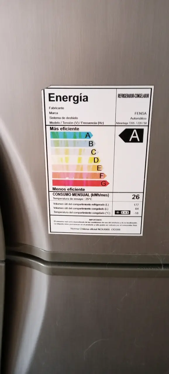 Refrigerador Fensa de dos puertas en buen estado - 3