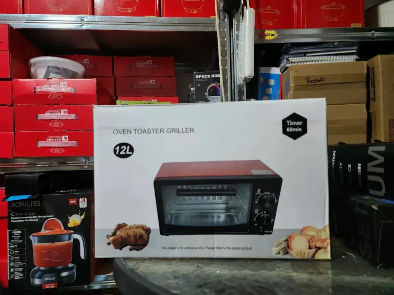 Horno tostador griller 12L con temporizador - 1