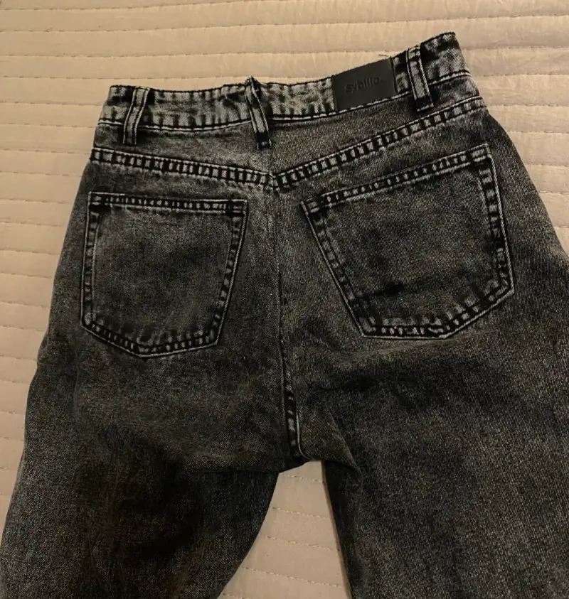 Jeans grises desgastados Sybilla para mujer - 4
