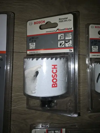 Set Adpatadores Power con broca y 3 Sierras Copa - miniatura 3