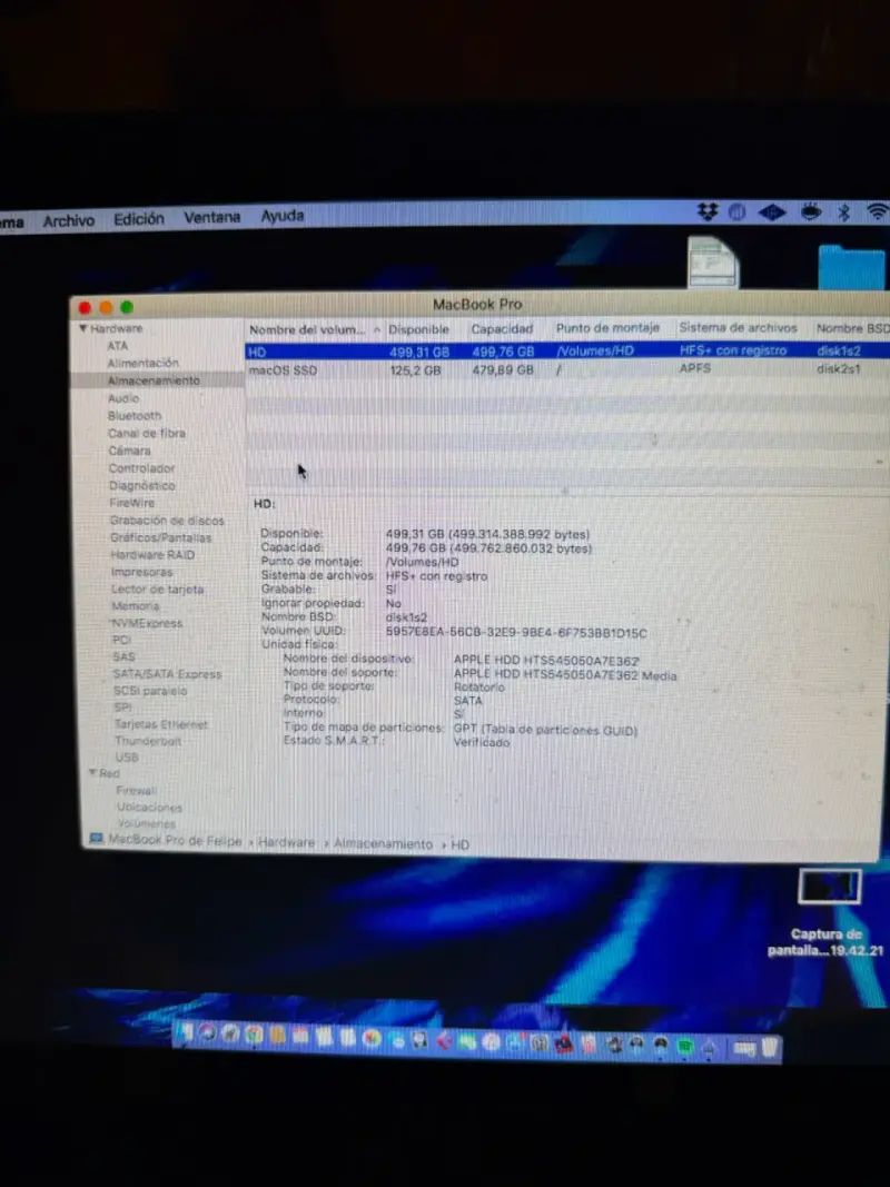 macbook pro mid 2012 16 gb ram, 1tb almacenamiento - 5