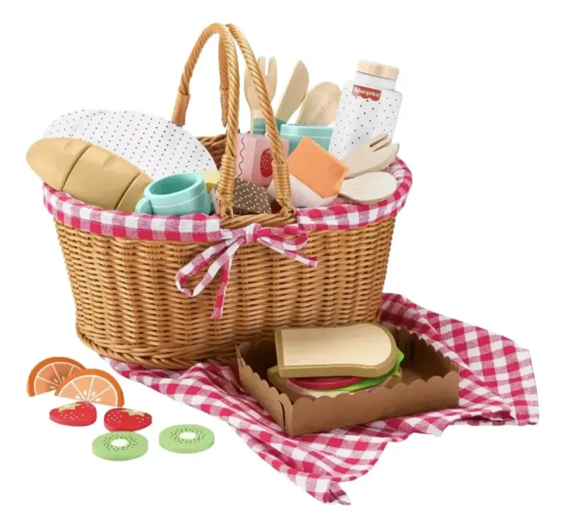 Set de picnic de juguete Fisher-Price de madera - 1