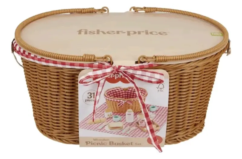 Set de picnic de juguete Fisher-Price de madera - 3