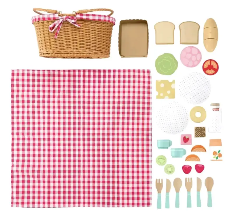 Set de picnic de juguete Fisher-Price de madera - 6