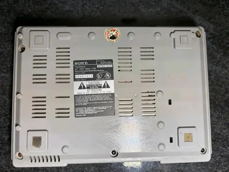 Consola PlayStation 1 fat con control y cables - 4