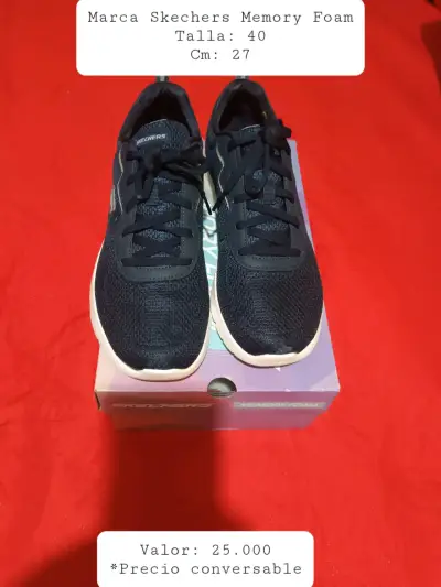 Zapatillas Skechers Memory Foam Talla 40 - miniatura 1