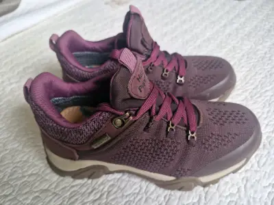 Zapatillas outdoor Hush Puppies moradas para niños - miniatura 1